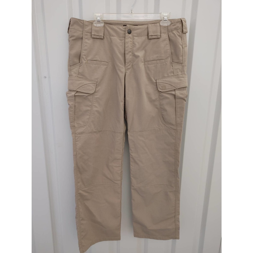 5.11 Tactical Cargo Pants Sz 12 Womens Tan Brown